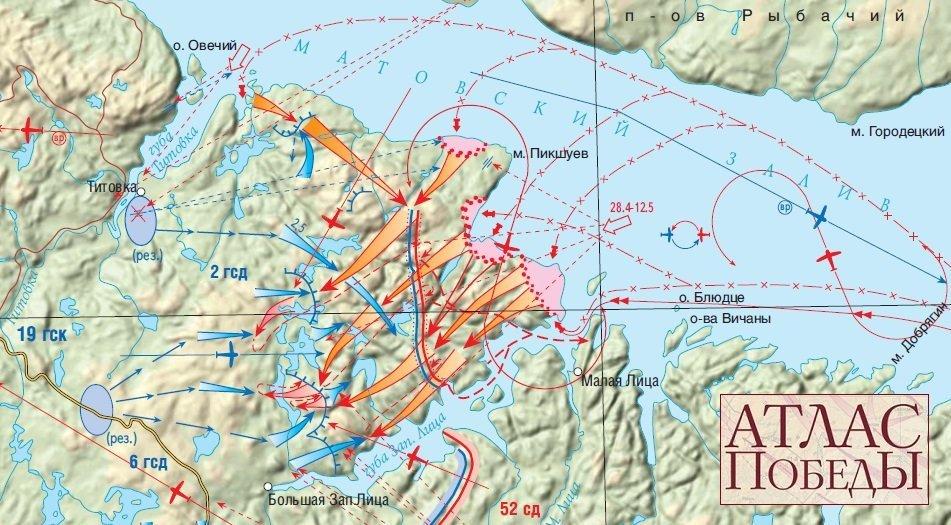 Мурманская операция карта