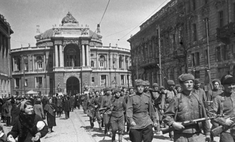 80 лет назад советские войска освободили город Одессу от нацистов 