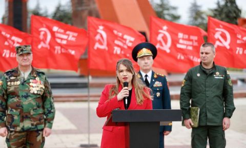 В Кишиневе на мемориале воинской славы «Вечность» состоялся брифинг Национального Комитета «Победа»