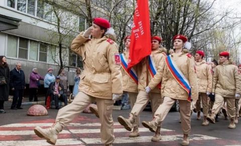 В Москве стартовала юнармейская акция «Парад у дома ветерана»