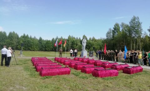 Церемония прощания с 225 защитниками Отечества состоялась в Зубцовском районе Тверской области