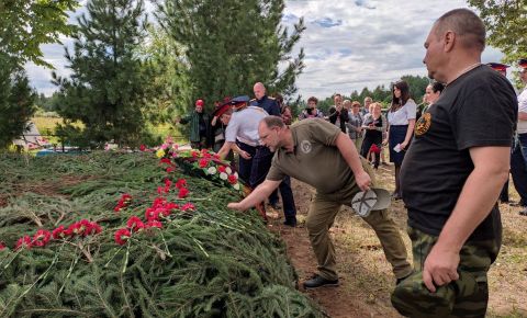 В Новгородской области прошло торжественное захоронение 208 мирных граждан, погибших в годы Великой Отечественной войны