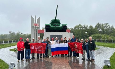 Реконструкция первого боя против японских войск прошла на Сахалине