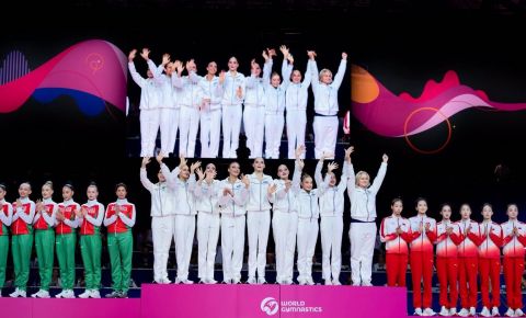 Российские гимнастки завоевали золото в командном многоборье на Чемпионате Мира 2026 во Франкфурте-на-Майне