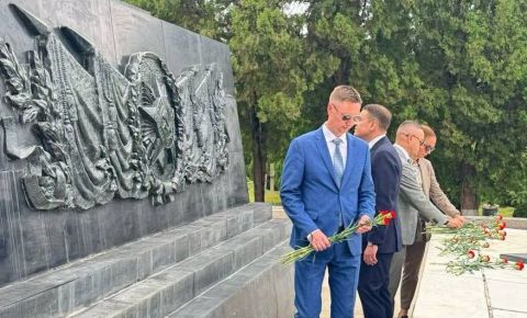 Российская делегация почтила память красноармейцев, погибших в боях за освобождение Северо-Востока Китая