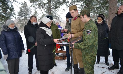 В Томской области прошла церемония захоронения красноармейца Георгия Смирнова 