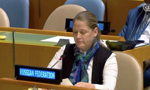 Выступление Марии Заболоцкой по проекту резолюции Генеральной Ассамблеи ООН в Нью Йорке