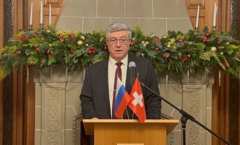 Посол России Сергей Гармонин рассказал как в Швейцарии отметили 80-летие Великой Победы!