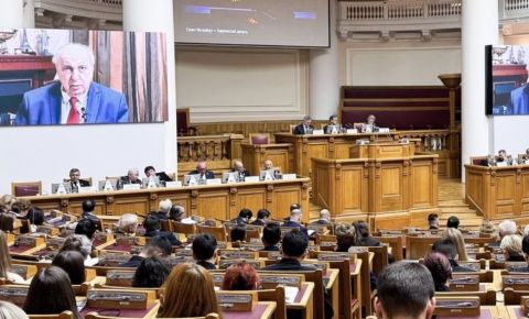 В Санкт Петербурге открылась Международная Конференция «Великая Отечественная война в коллективной памяти народов Содружества: к 80-летию Победы»