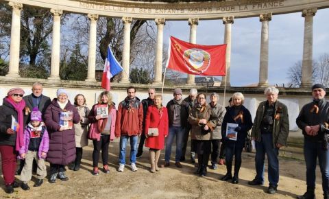 В Монпелье прошла мемориальная церемония в честь победы в Сталинградской битве