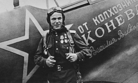 Трижды Герой Советского союза Иван Кожедуб