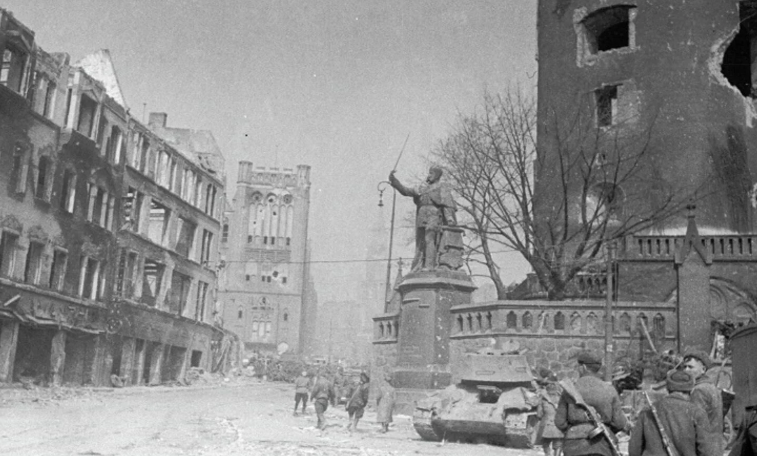 В Калининграде обнаружили останки красноармейца, погибшего в начале апреля  1945 года