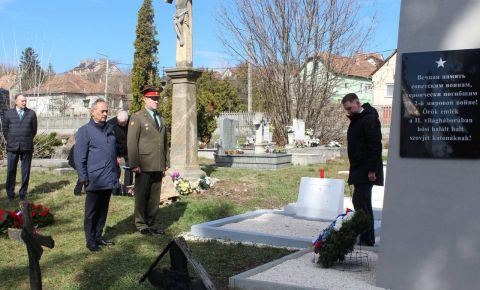 В Венгрии после ремонта открыли воинский мемориал периода Великой Отечественной войны