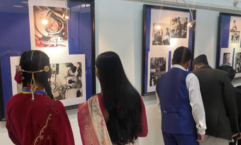 В Катманду прошла фотоэкспозиция от «Музея космонавтики» посвященная Юрию Гагарину