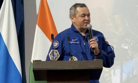 В «Русском Доме» в Нью-Дели состоялась встреча с российским космонавтом