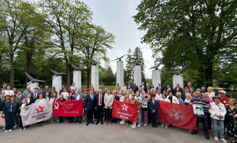 В Словении, в мемориальном парке «Жале» прошел «Бессмертный Полк»