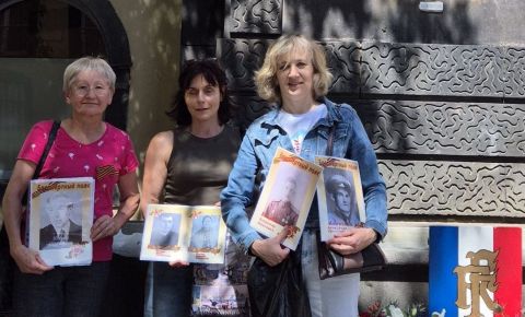 Во французском городе Риом прошла ежегодная акция посвященная Дню Великой Победы