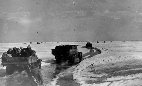 80 years ago the Road of Life across Lake Ladoga began to operate