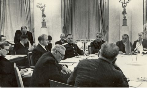 О Московской конференции министров иностранных дел СССР, США и Великобритании