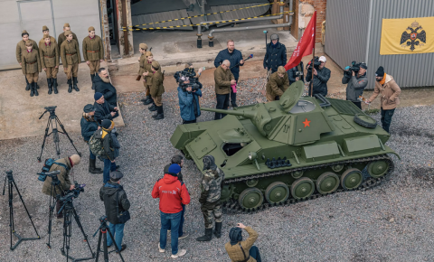 Танк «Т-70» отправился в родной Мелитополь после реставрации 
