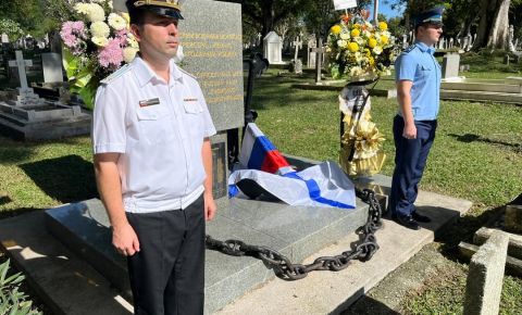 В Малайзии почтили память русских моряков с бронепалубного крейсера «Жемчуг»