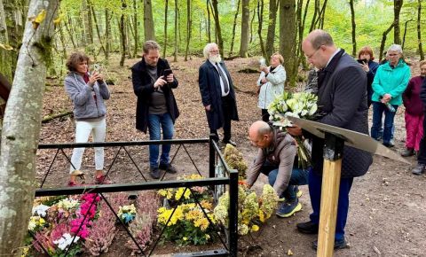 В Лотарингии прошла мемориальная церемония памяти советских красноармейцев