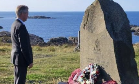 На мысе Коув в Шотландии почтили память участников Северных конвоев