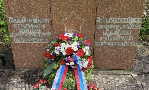 На воинском захоронении в немецком городе Нойштадт прошел «Субботник Памяти»