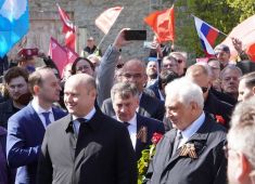 В городе Торгау состоялась торжественная церемония по случаю 81-й годовщины встречи на Эльбе