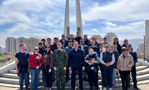 На Русском кладбище Улан-Батора прошел субботник