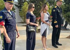 В Баку прошла церемония возложения цветов к памятнику морякам парохода «Куба»