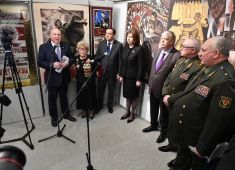 В Белорусском государственном музее истории Великой Отечественной войны открылась выставка «Битва за Москву. Бессмертие подвига»