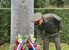 На Базельском кладбище «Hornli»  прошла мемориальная церемония в честь Дня неизвестного солдата