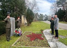 На Базельском кладбище «Hornli»  прошла мемориальная церемония в честь Дня неизвестного солдата