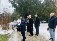 В Копенгагене у памятника «Русский монумент» прошла мемориальная церемония