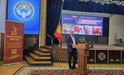 Память о Великой Отечественной войне увековечена в ведущем ВУЗ-е Киргизии
