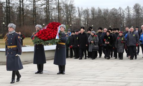 Памятные мероприятия по случаю 77-й годовщины прорыва блокады Ленинграда