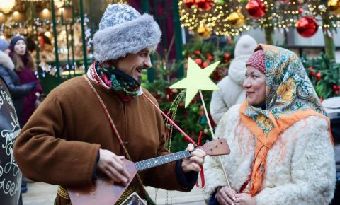 Столица России преобразилась к Рождеству