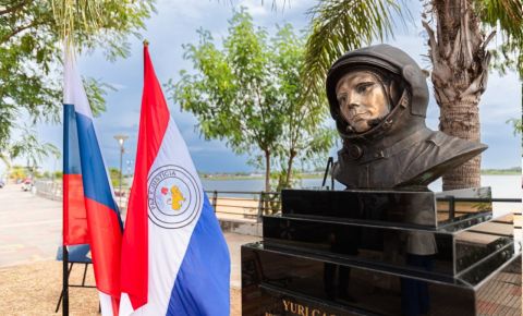 В Парагвае состоялось торжественное открытие памятника Юрию Гагарину