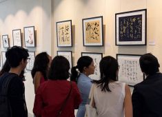 В Нью-Дели совместно с Посольством КНР была организована «Выставка китайской каллиграфии»