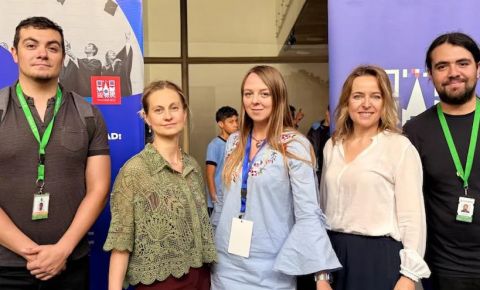 Чилийские школьники задали вопросы российскому космонавту