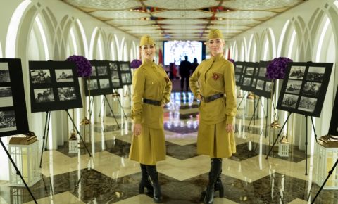 Российские соотечественники, проживающие в ОАЭ, отметили 77-й годовщину Победы народов СССР в Великой Отечественной войне