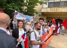 Клуб соотечественников при поддержке посольства РФ в Сирии, отметил День великой Победы