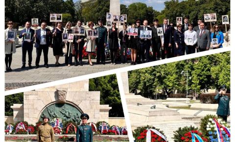 В Будапеште прошли торжественные мероприятия по случаю 78-й годовщины Победы 