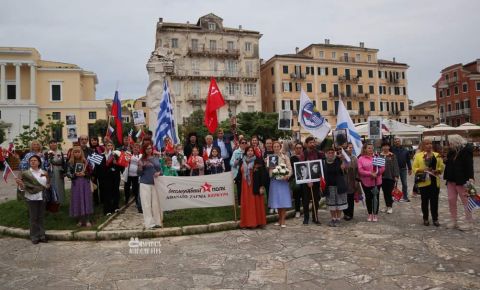 На греческом острове Корфу в День Победы были проведены торжественные мероприятия