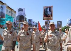 В Таджикистане прошло Шествие «Бессмертного полка»