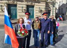 Во французском Монпелье прошел «Бессмертный полк»