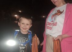 В Баку провели акцию «Георгиевская лента»