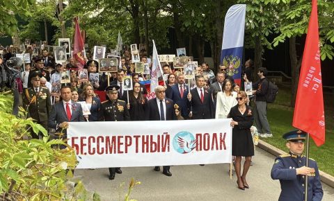 В Анкаре прошел «Бессмертный Полк» и праздничный прием в честь Дня Победы