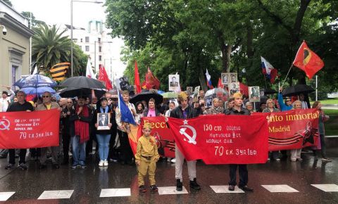 По улицам Мадрида снова прошел «Бессмертный Полк»